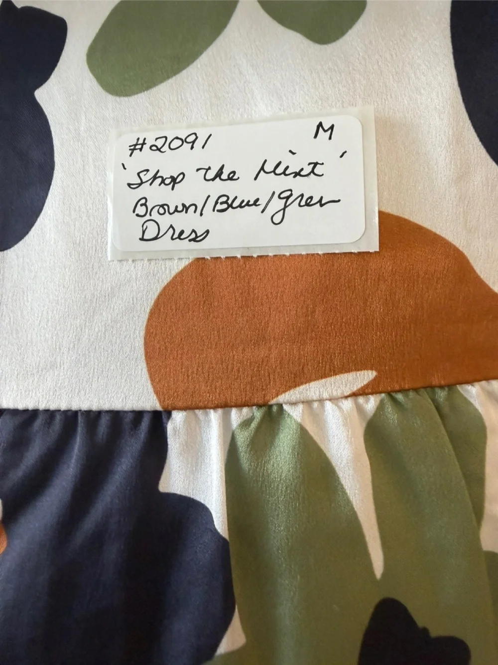 At This Time Olive Green Floral Dress for Shop the Mint. Medium